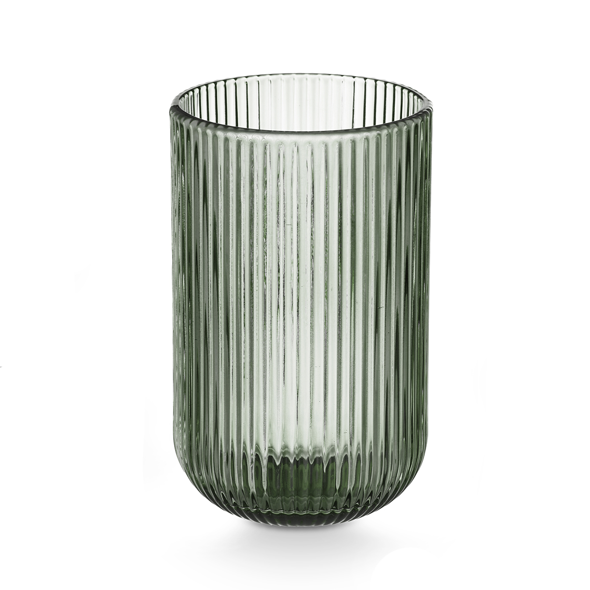 Vaso De Agua Rayas Verde 43Cl