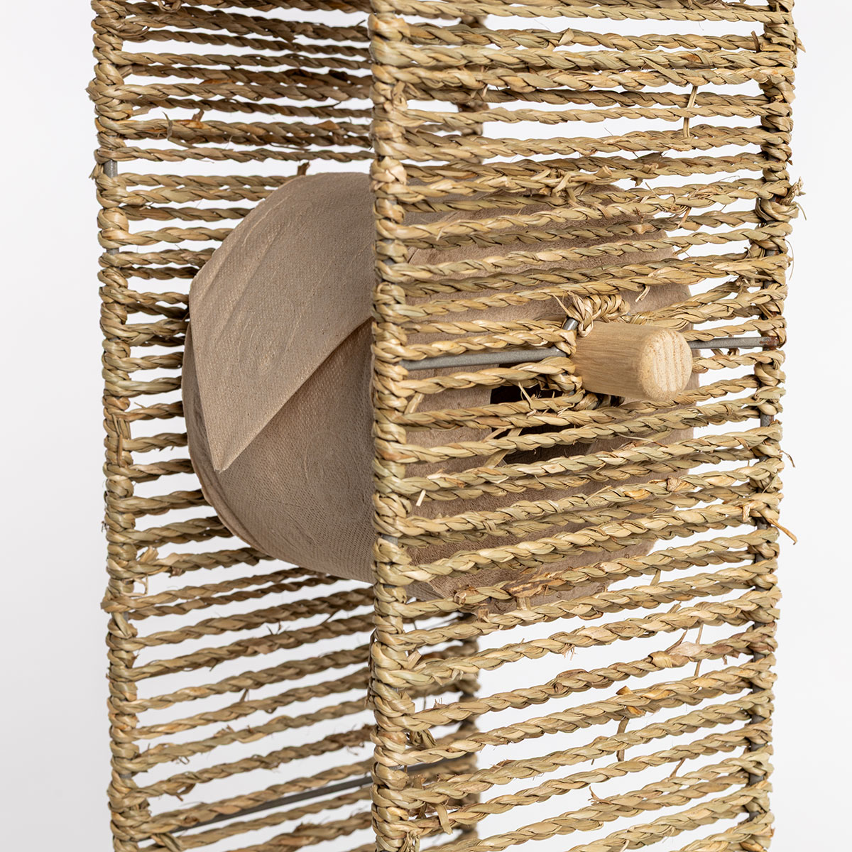 Portarrollos wc beige de cuerda