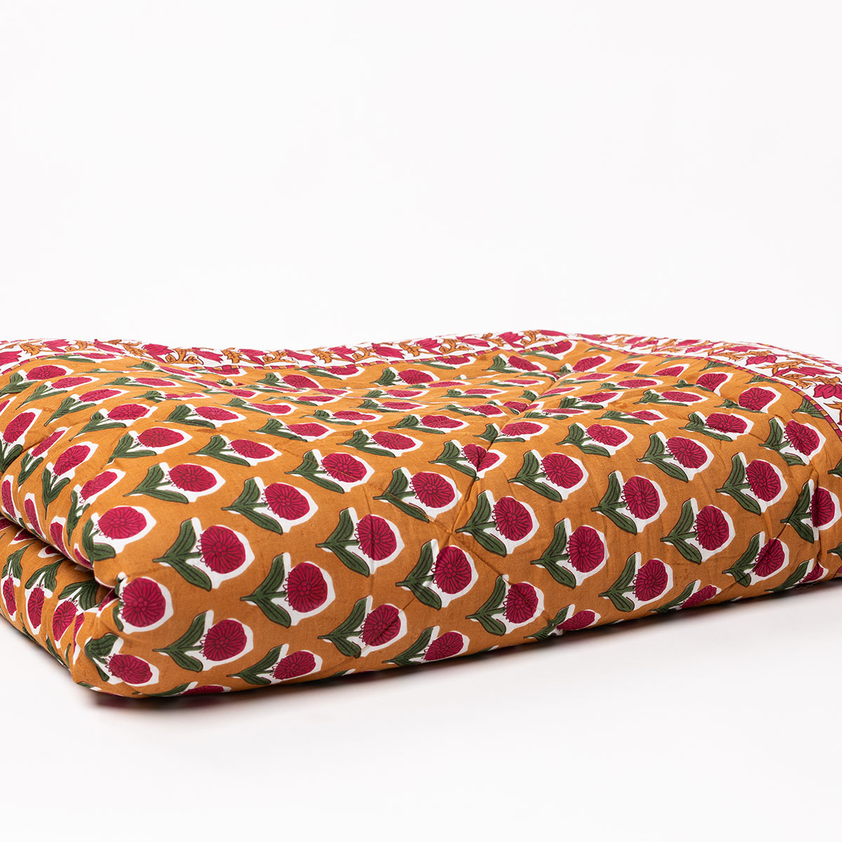 Edredón Yucatán Floral Con Ribete 220x240cm