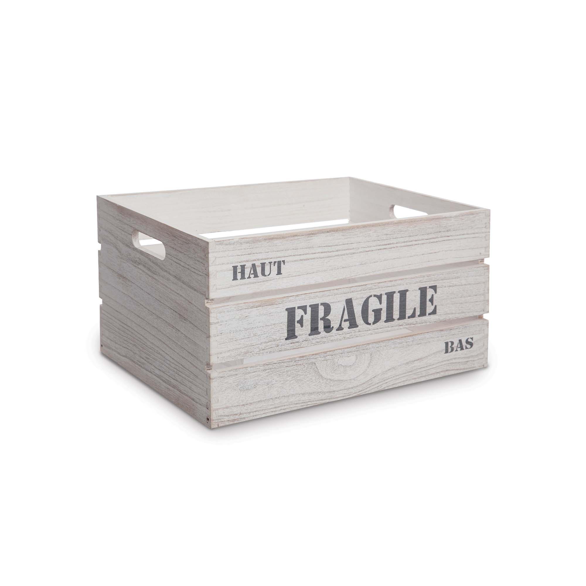 Caja Madera Fragile Tam. 1/6 25x15x12Cm