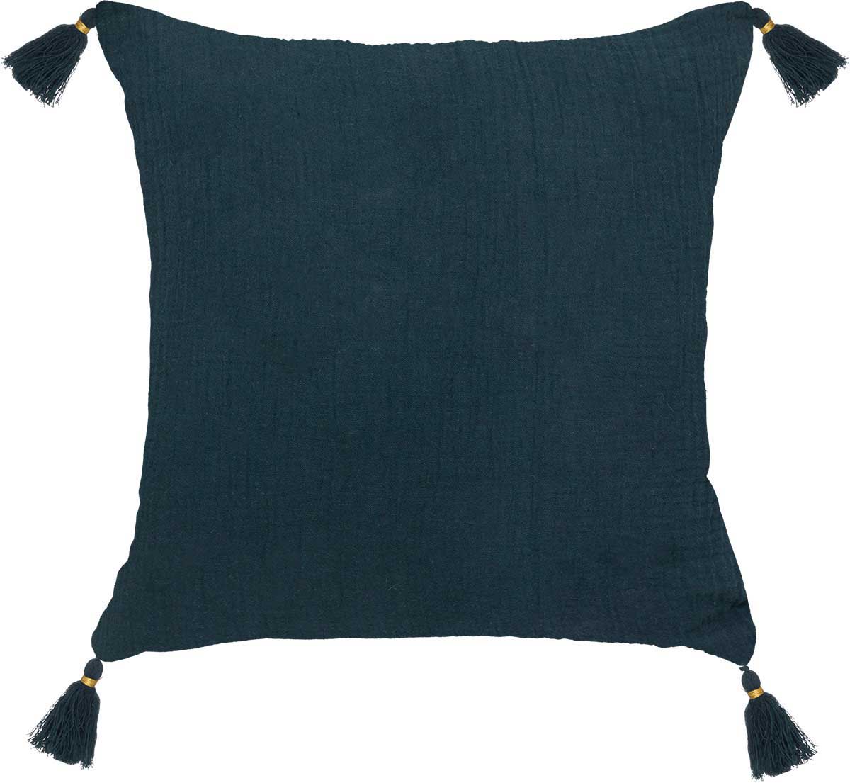 Cojín Winter Light Gaze Azul Con Cruces