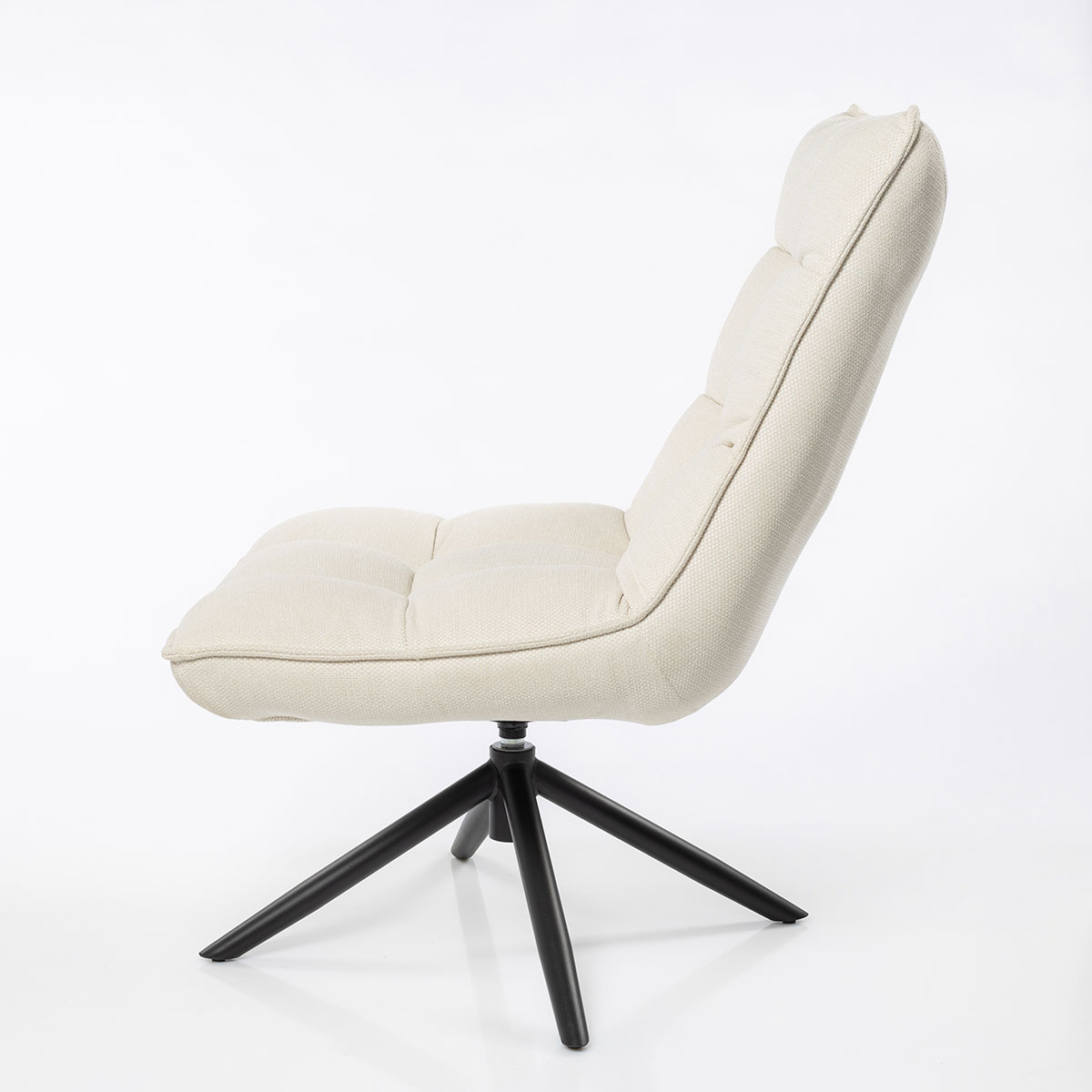 Butaca MEL giratoria crudo