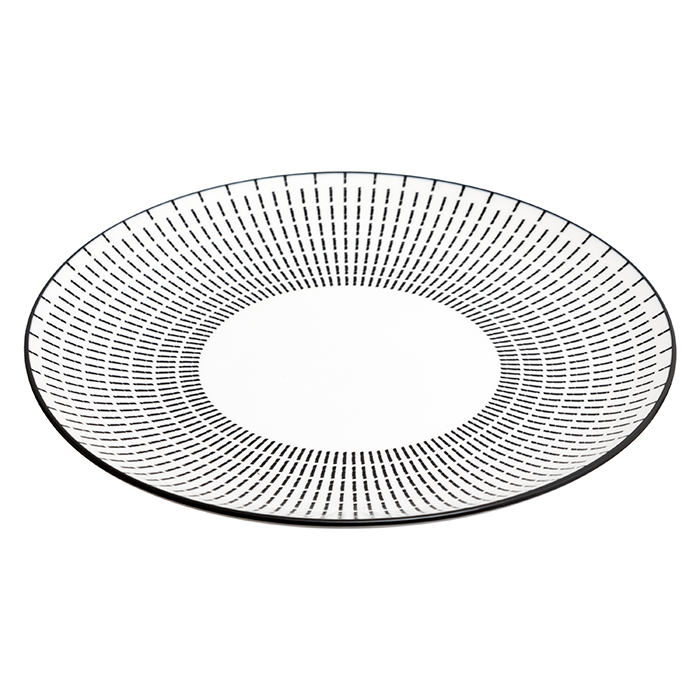 Prato Raso 27cm Lunis Preto