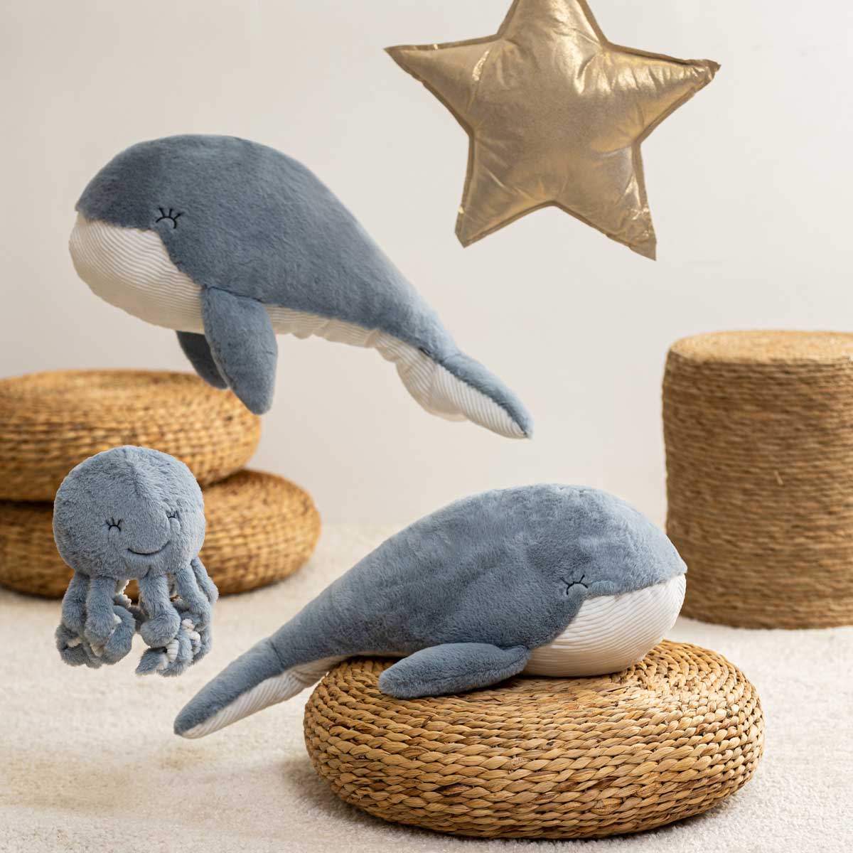 Peluche Ballena Sea View Xl 26x23x64Cm