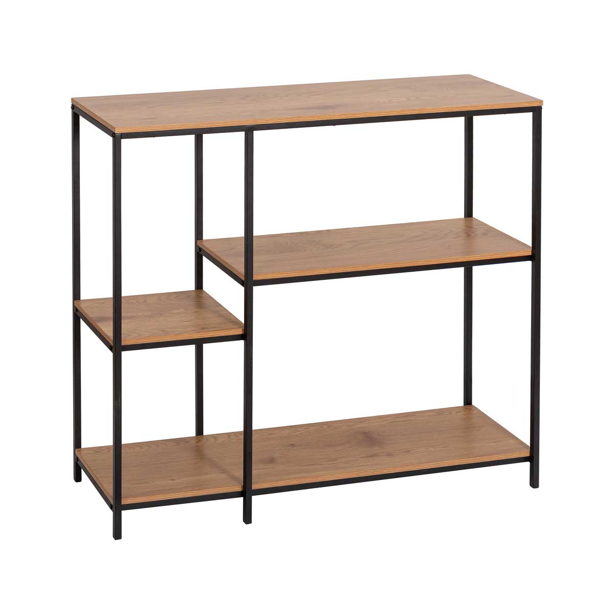 Estantería Marrón Con Baldas Madera