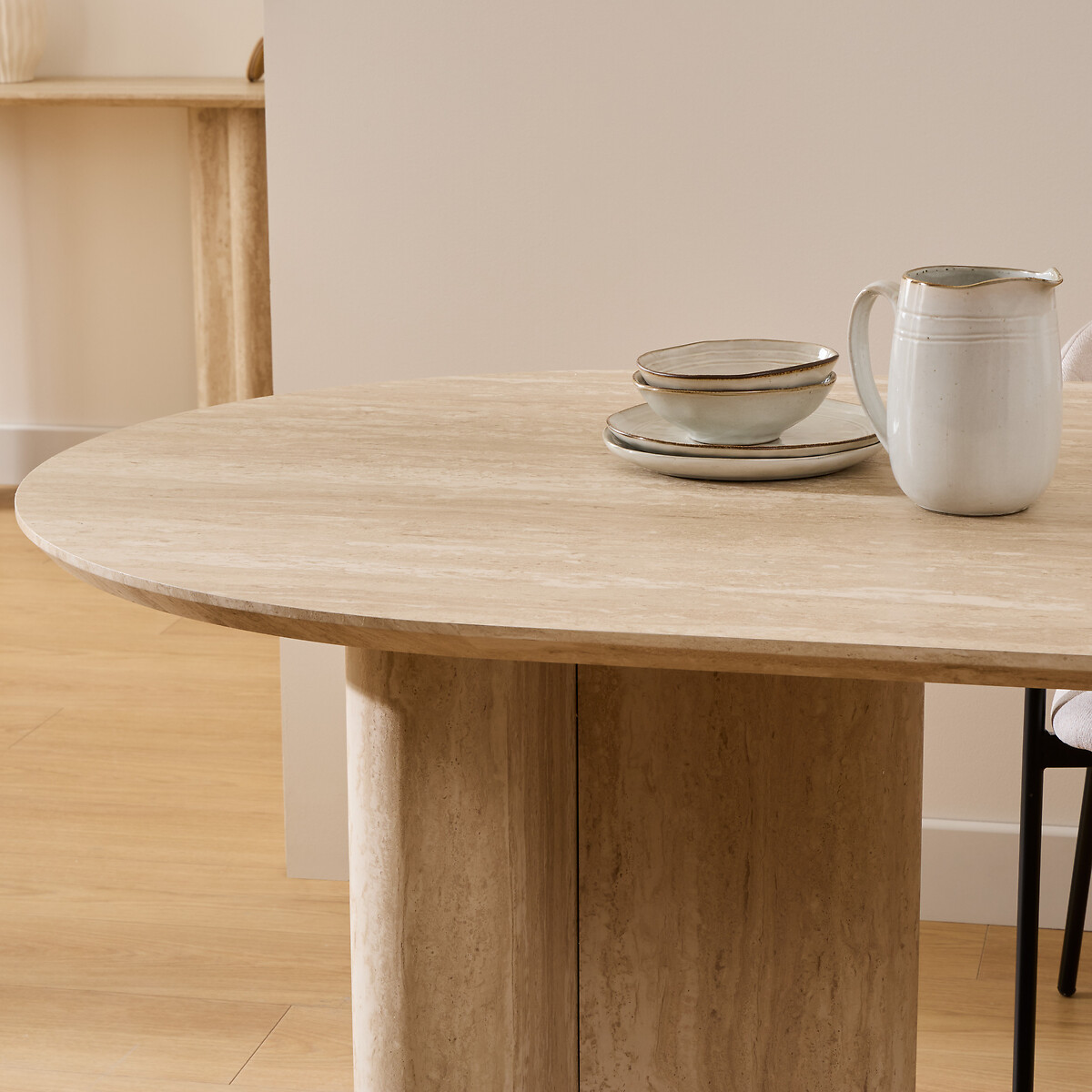 Mesa de comedor ANAYA beige de mdf