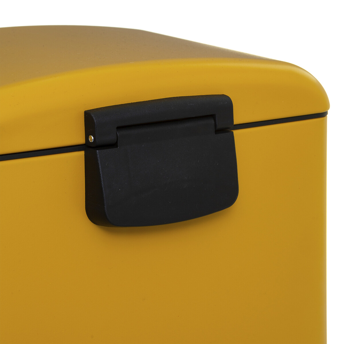 Cubo de basura ARIANE amarillo met&atilde;lico 30l