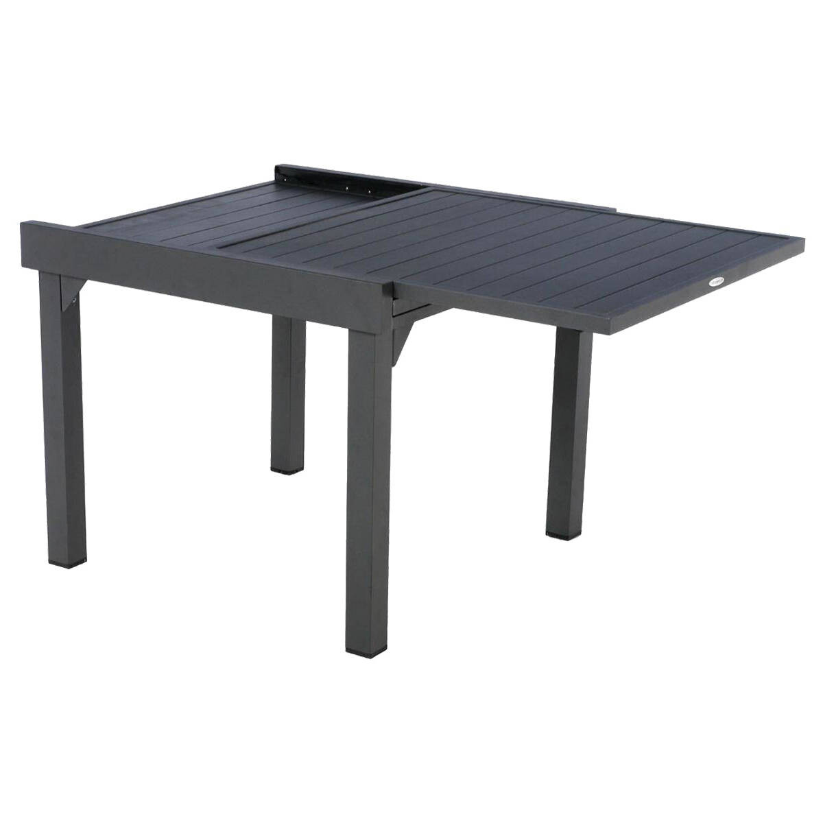 Mesa Extens&iacute;vel Piazza Cinza Graphite 90-180cm