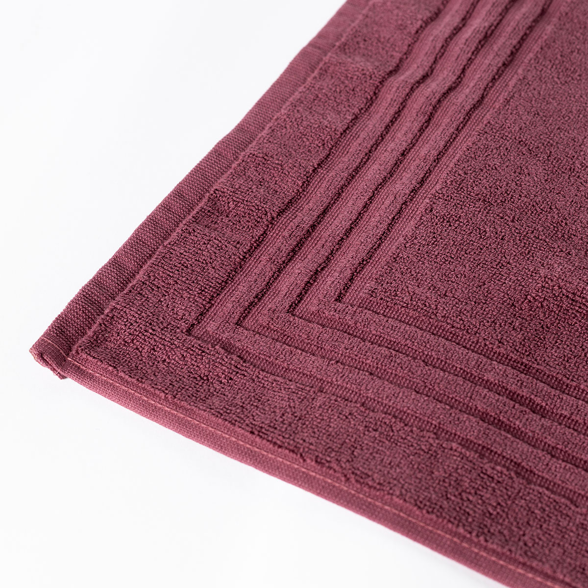 Alfombra de ba&ntilde;o ESSENZA rosa 50x70cm