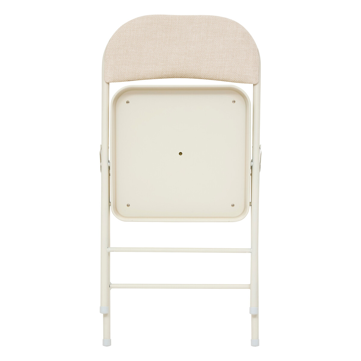 Silla plegable FLEXY beige de metal