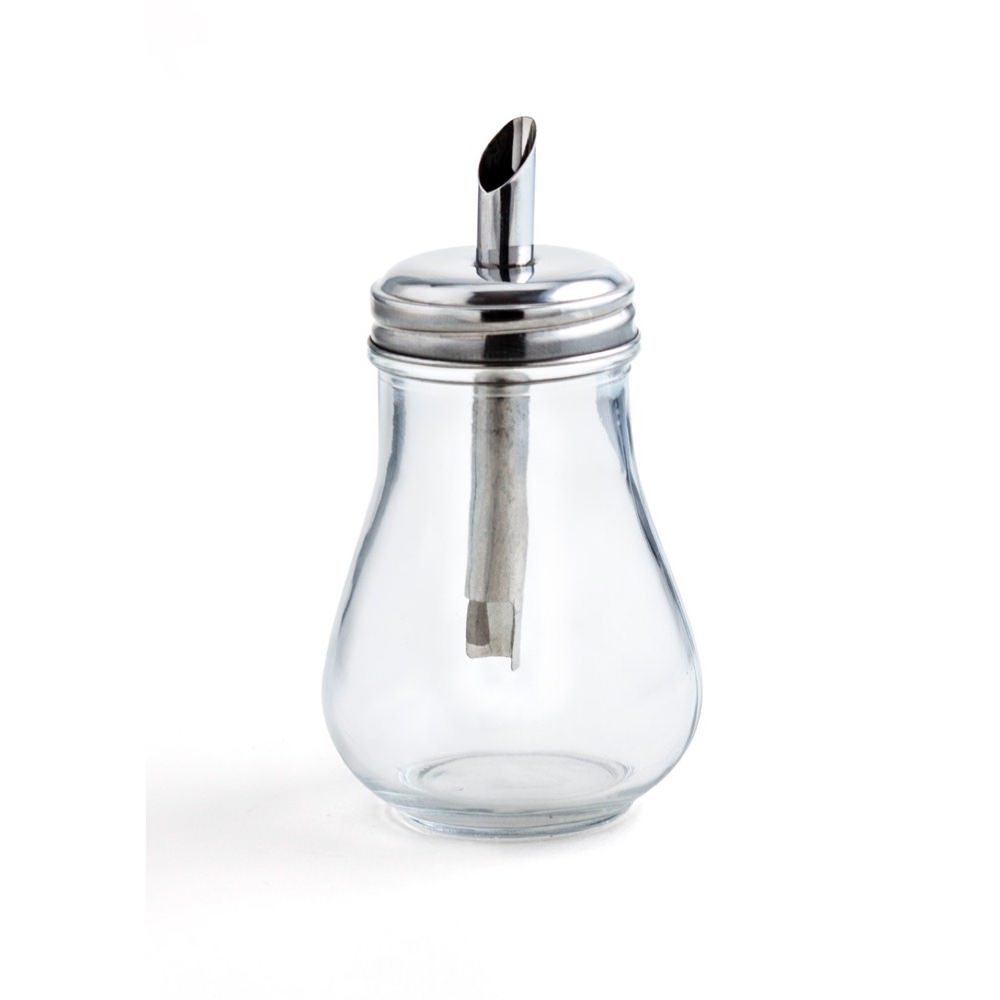Azucarero Vidrio C/Dosif. Metálico