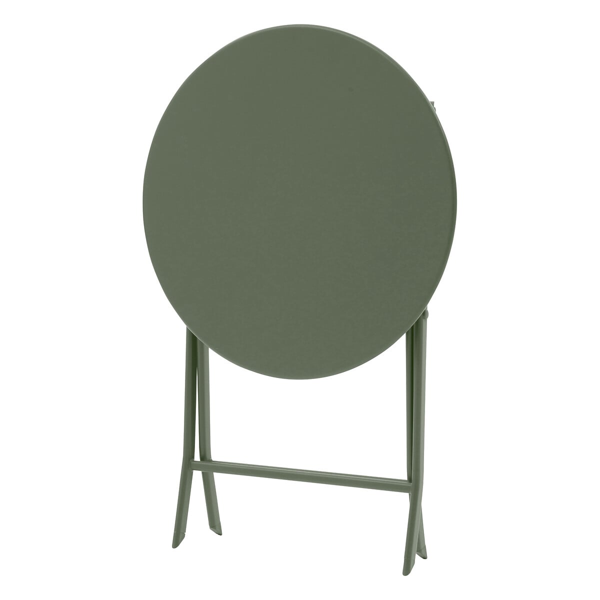 Mesa redonda plegable 2 plazas GREENSBORO verde