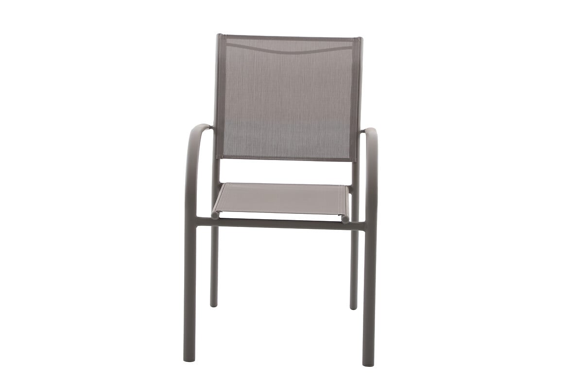 Silla con reposabrazos PIAZZA noisette/caf&eacute; 