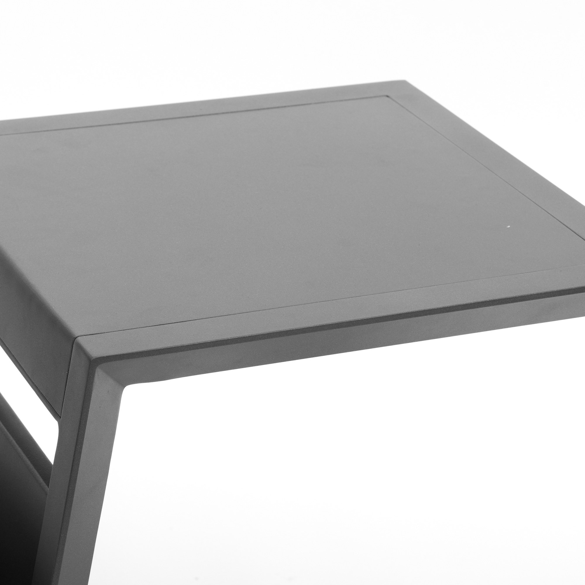Mesa auxiliar ALLURE graphite de aluminio