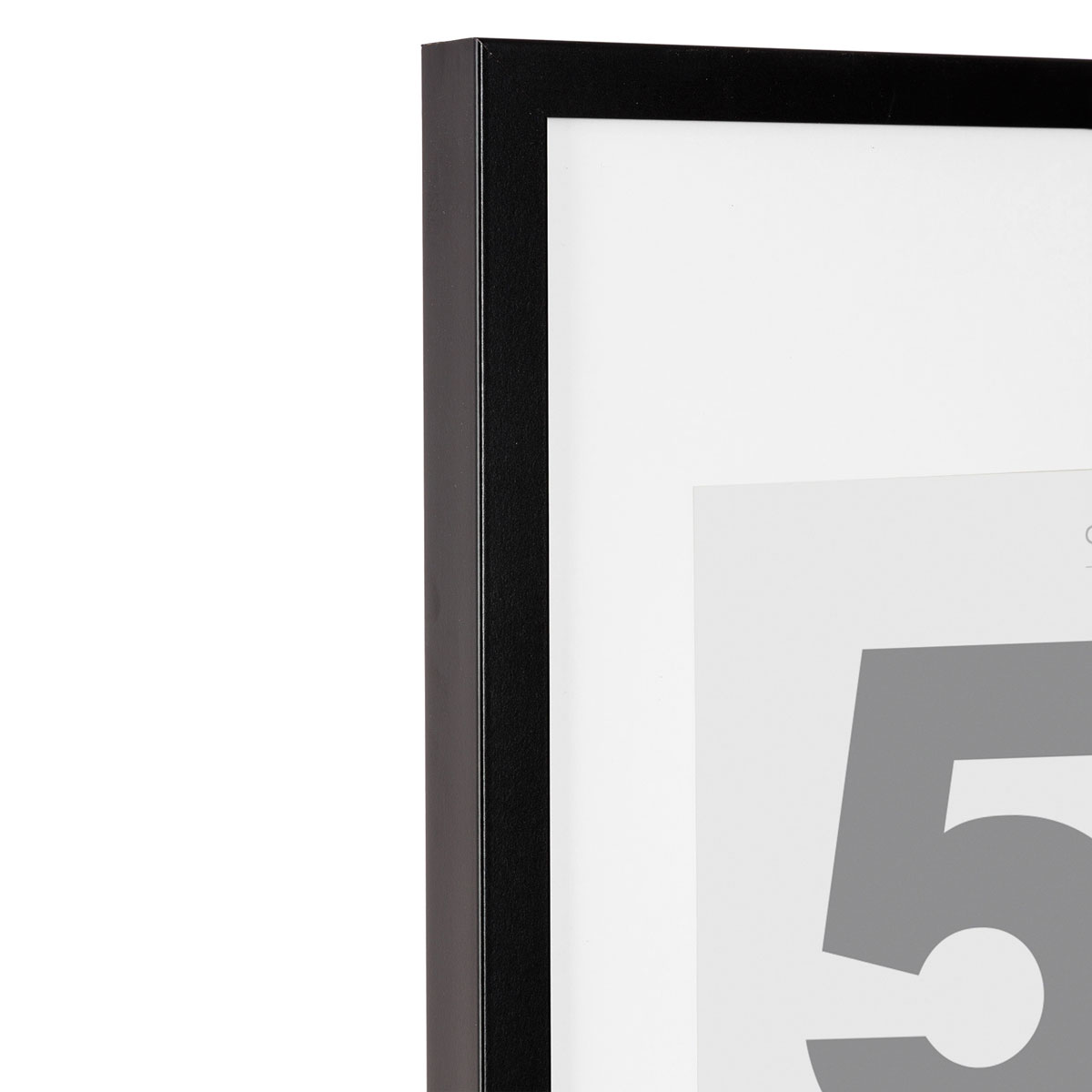 Portarretrato Eva Negro 50x70Cm