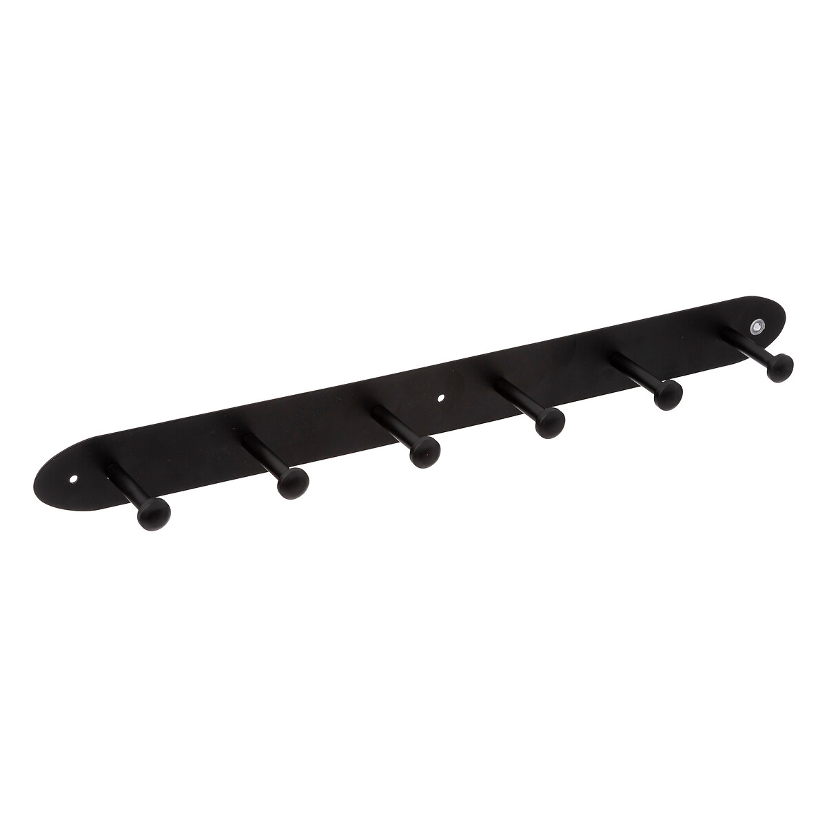 Perchero De Metal Negro C/6 Ganchos