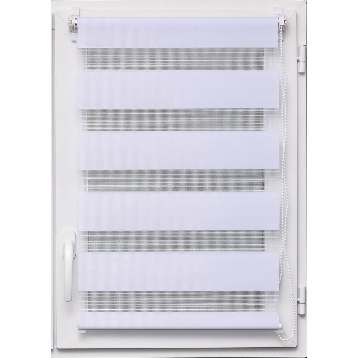 Estor De Tela Noche/Día Blanco 57x180Cm