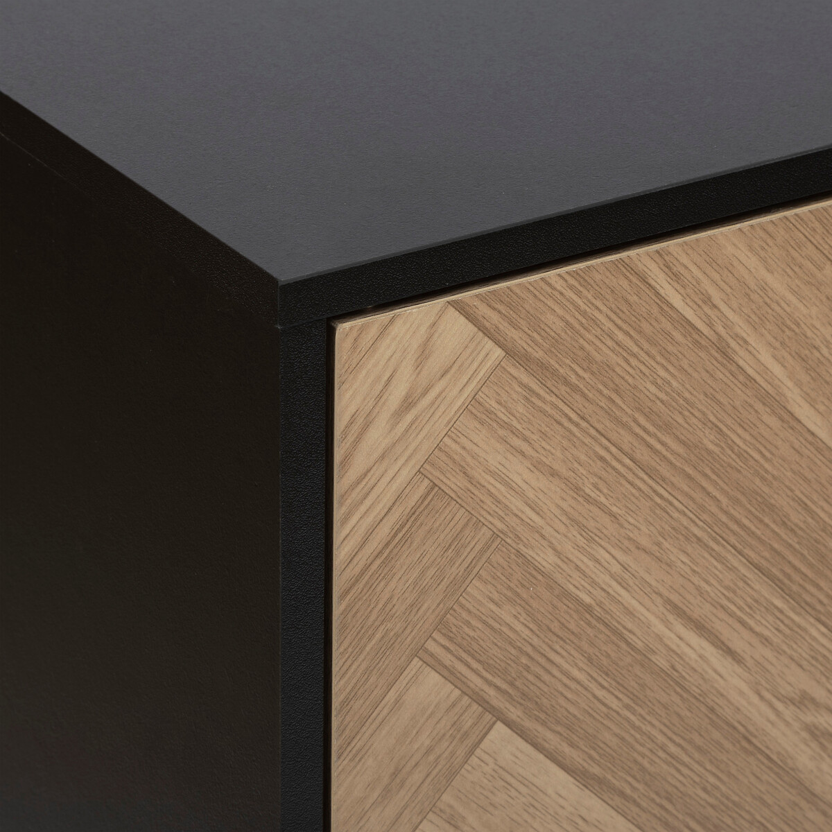 Estante mix CHEVRONS negrO con 6 m&oacute;dulos
