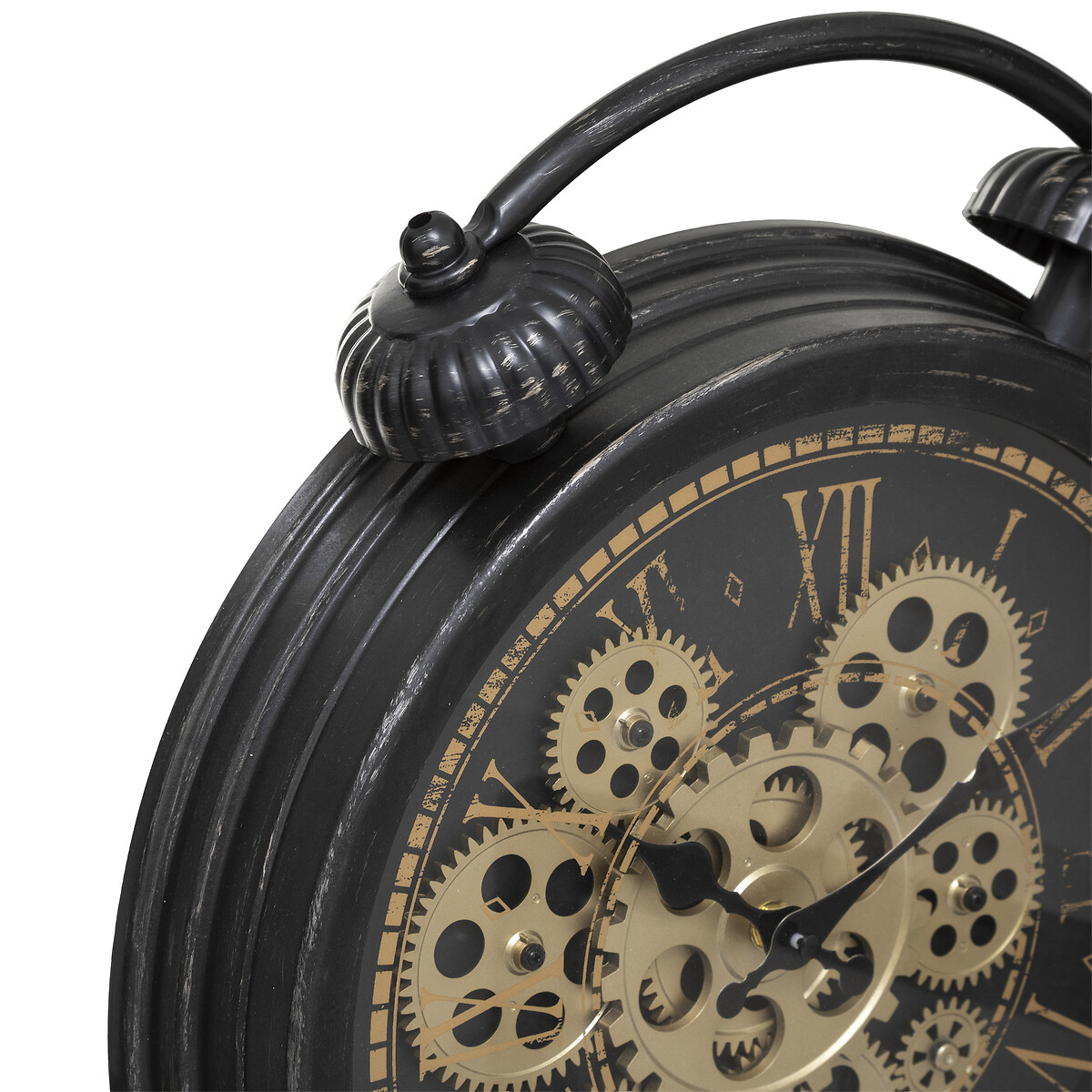 Reloj de mesa negro MECA