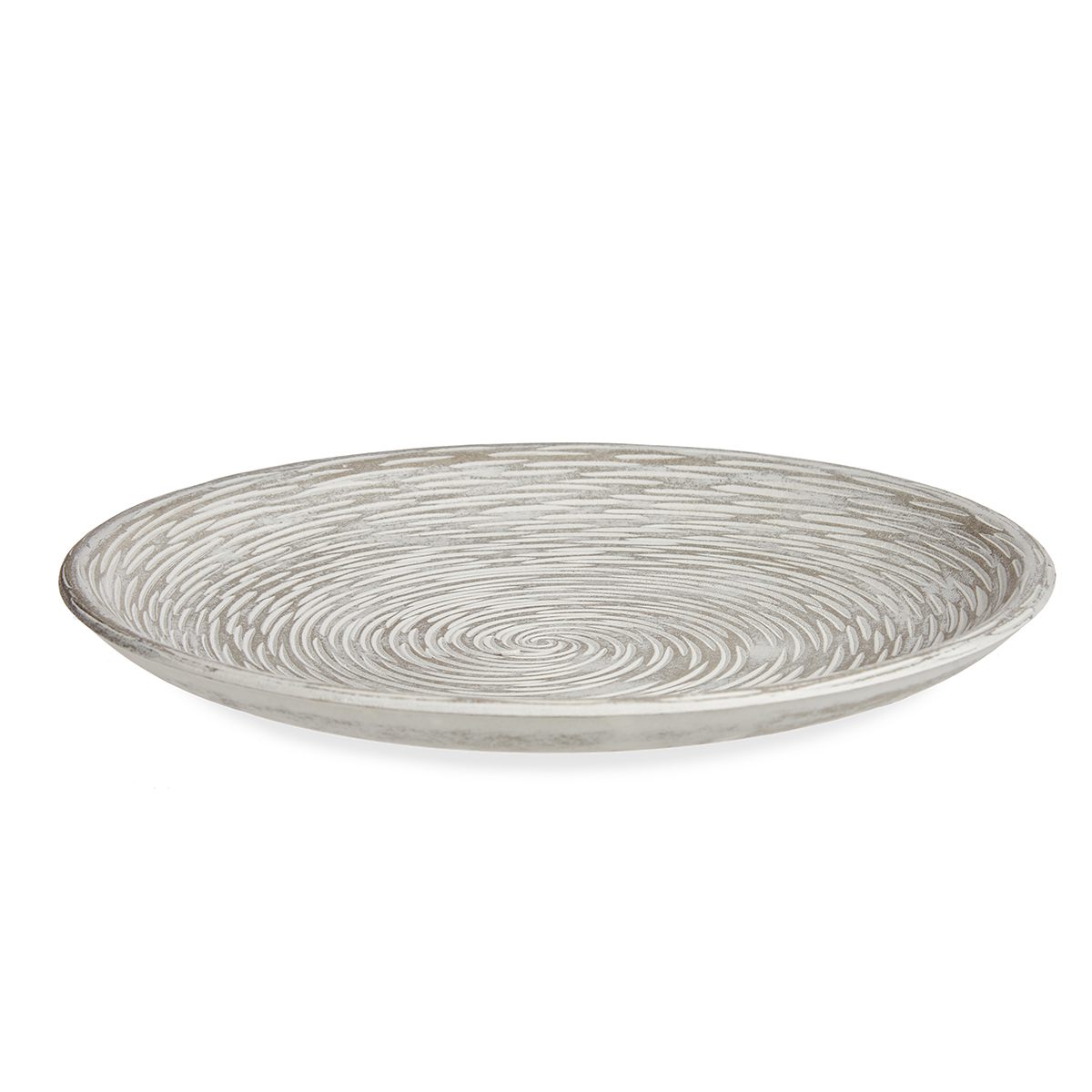 Centro De Mesa Redondo De Madera 29.5Cm
