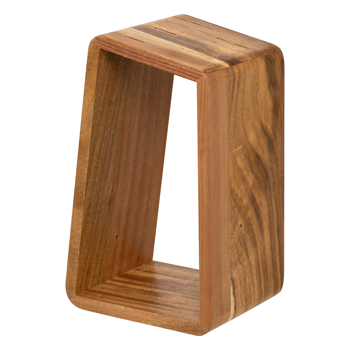 Juego de 5 cuchillos con soporte marr&oacute;n
