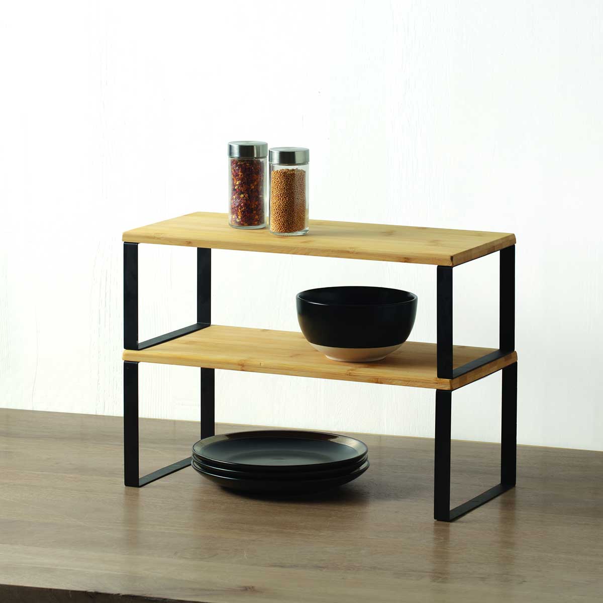 Juego 2 estantes cocina para encimera 40x19.4x15