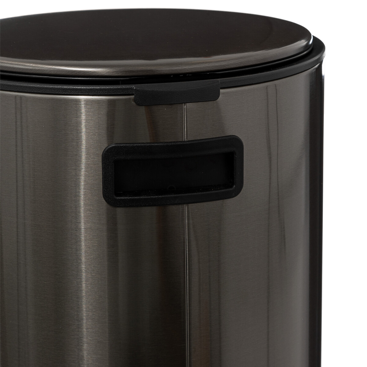 Balde Do Lixo Delta Cinza Em Metal 30L