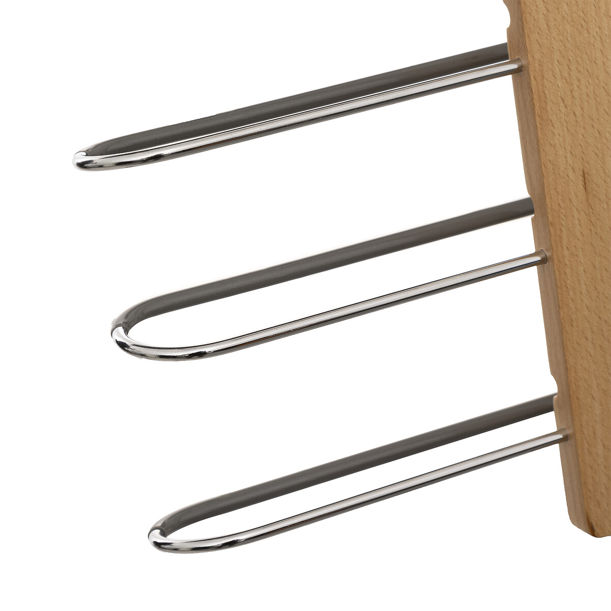 Percha De Metal/Madera P/5 Pantalones 