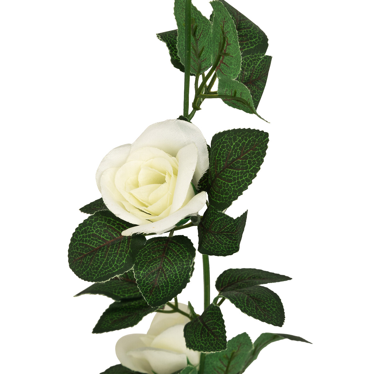 Guirnalda de rosas blancas NAKI 230cm