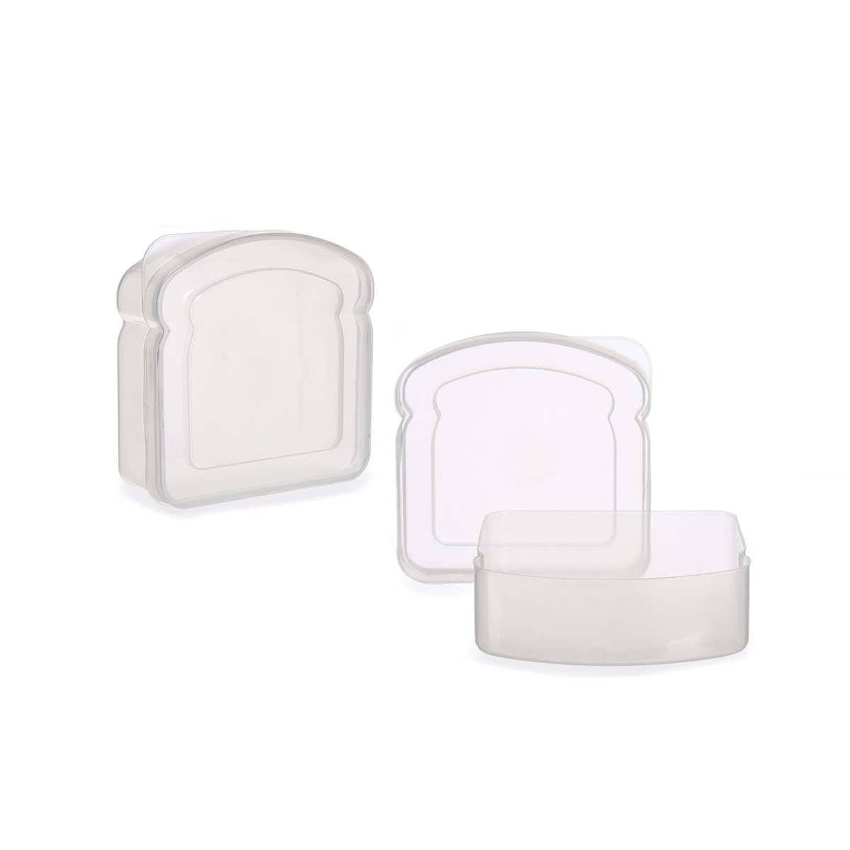 Fiambrera transparente 12x12cm