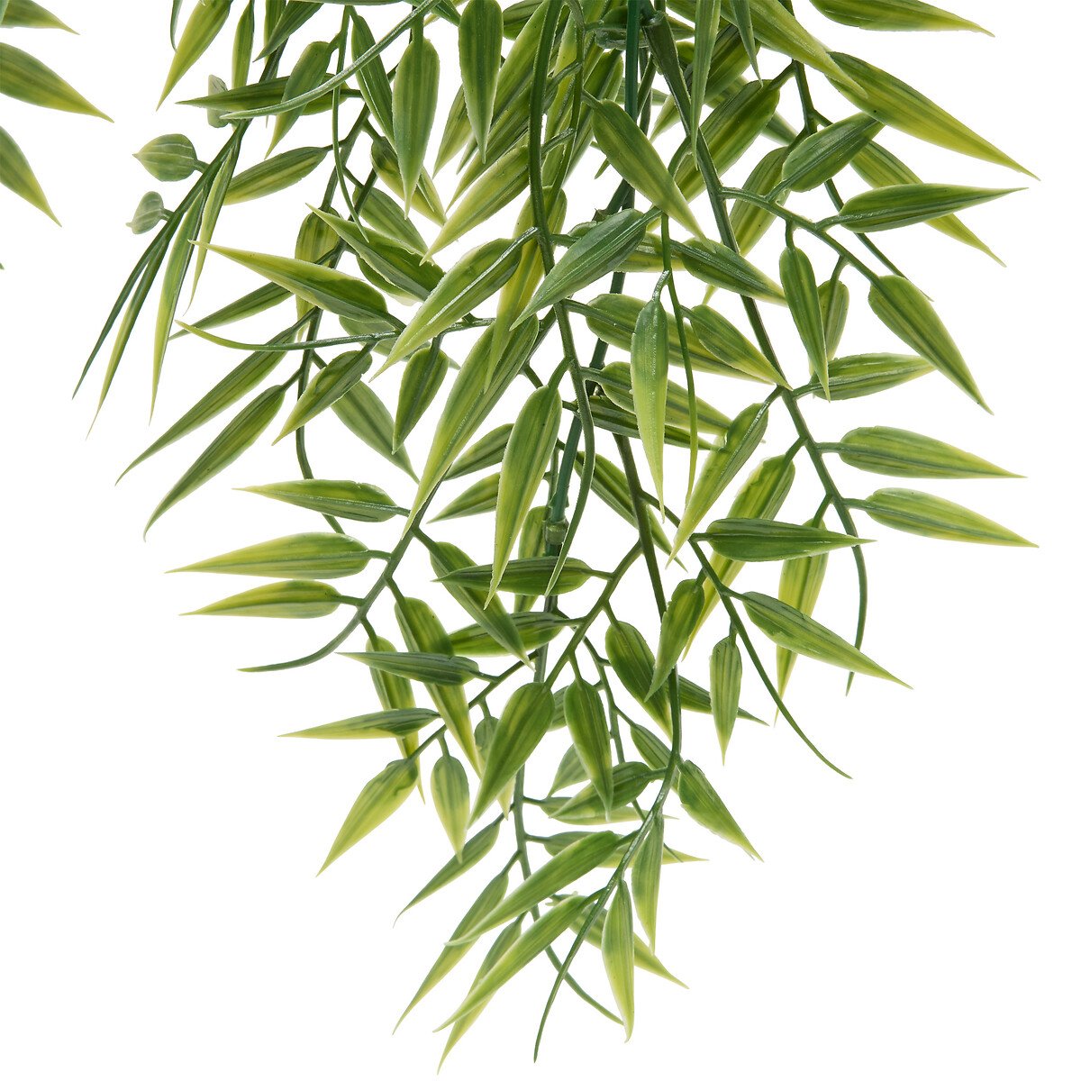 Maceta colgante con bamb&uacute; artificial 67cm