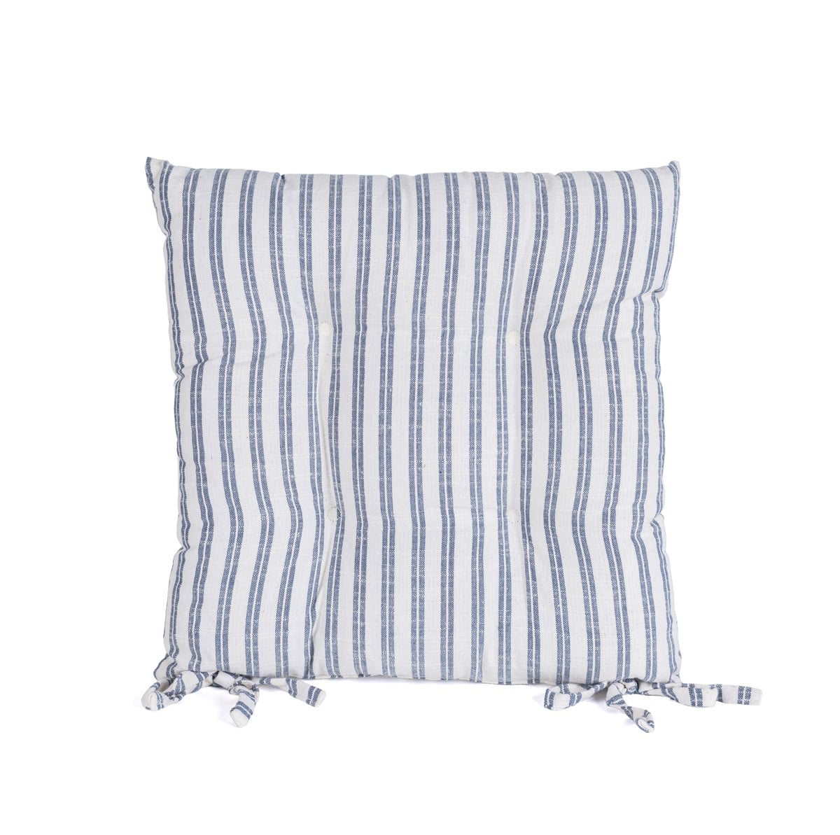 Coj&iacute;n SLUB STRIPES azul 40x40cm