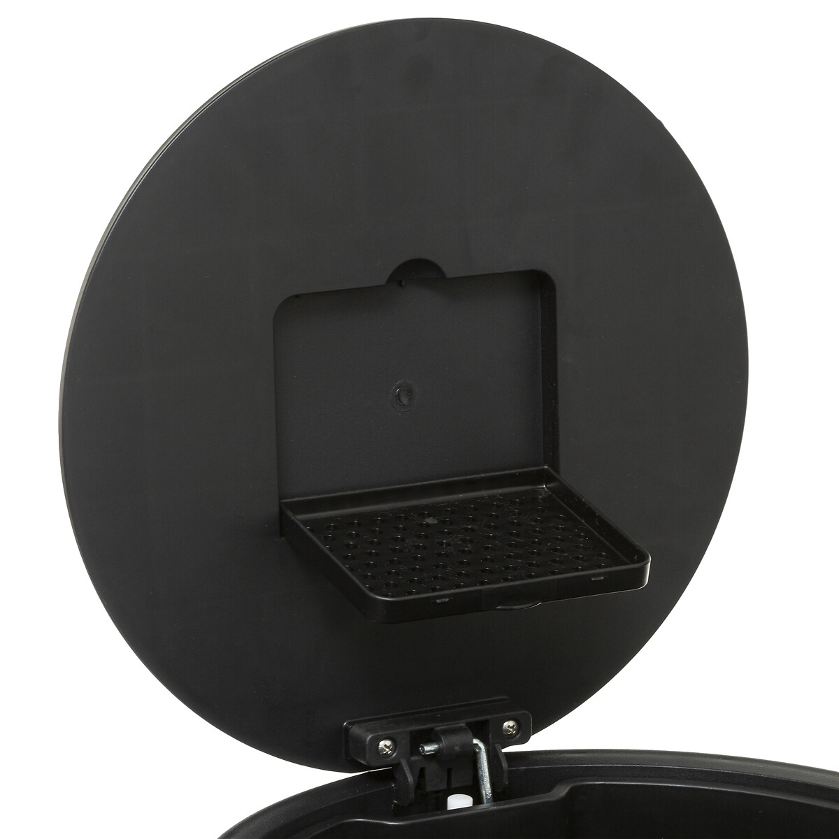 Cubo de basura DELTA plateado de metal 30l