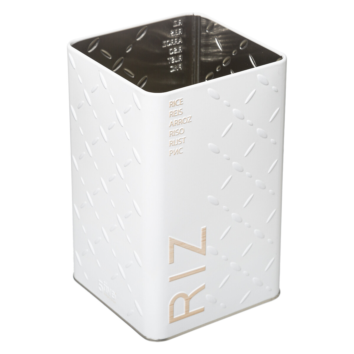 Bote P/Arroz Scandi 10.5x10.5x18.5Cm