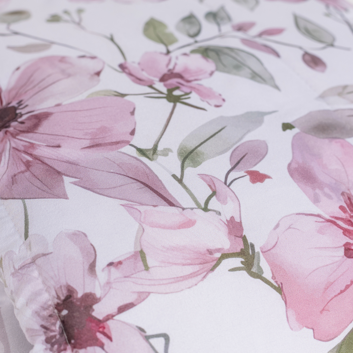 Colcha flores LYRA rosa 250x270cm