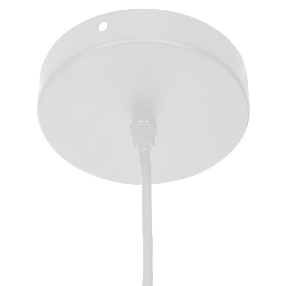 L&aacute;mpara De Techo Janice Beige De Yute 38cm