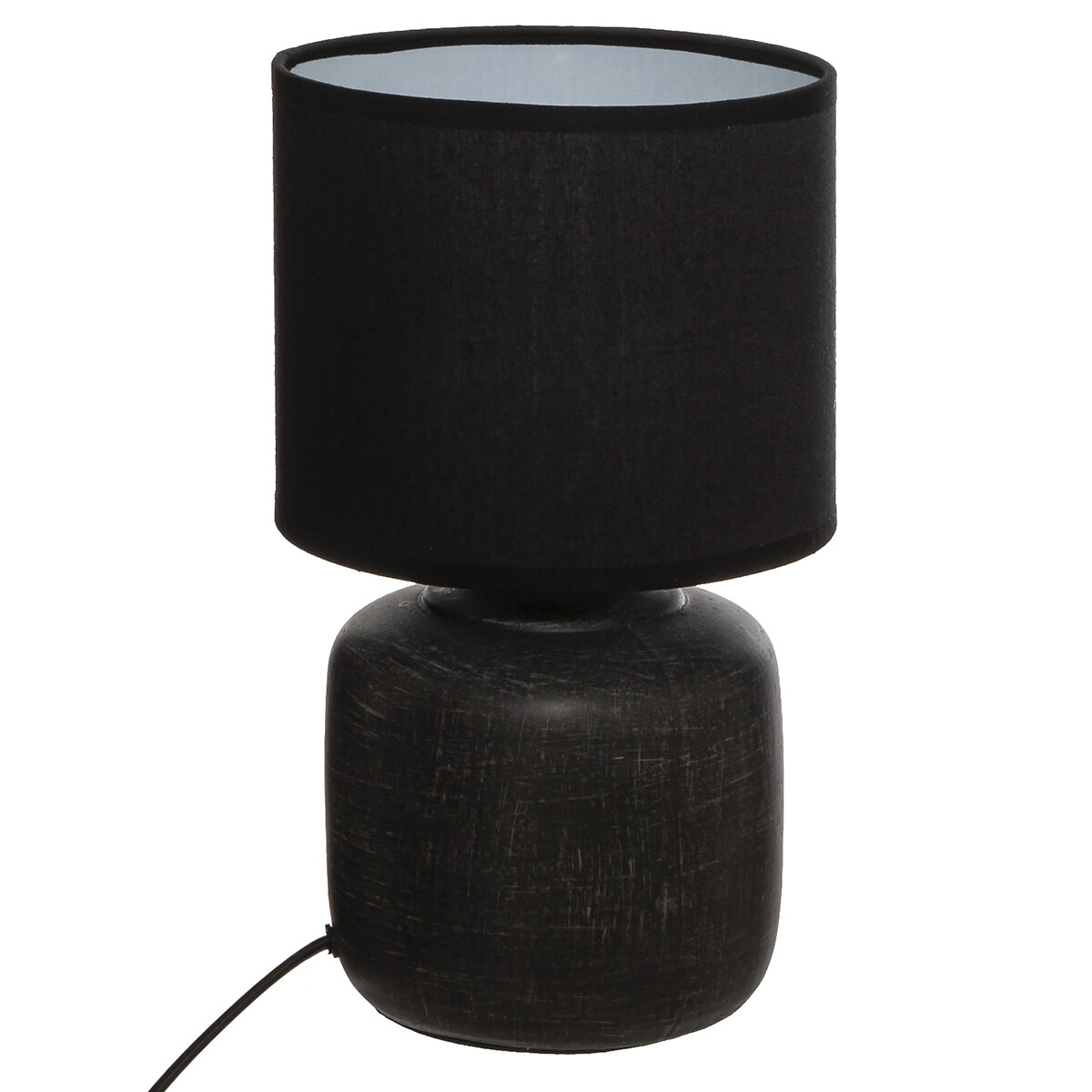 L&aacute;mpara De Mesa Salta Negra 26.5Cm