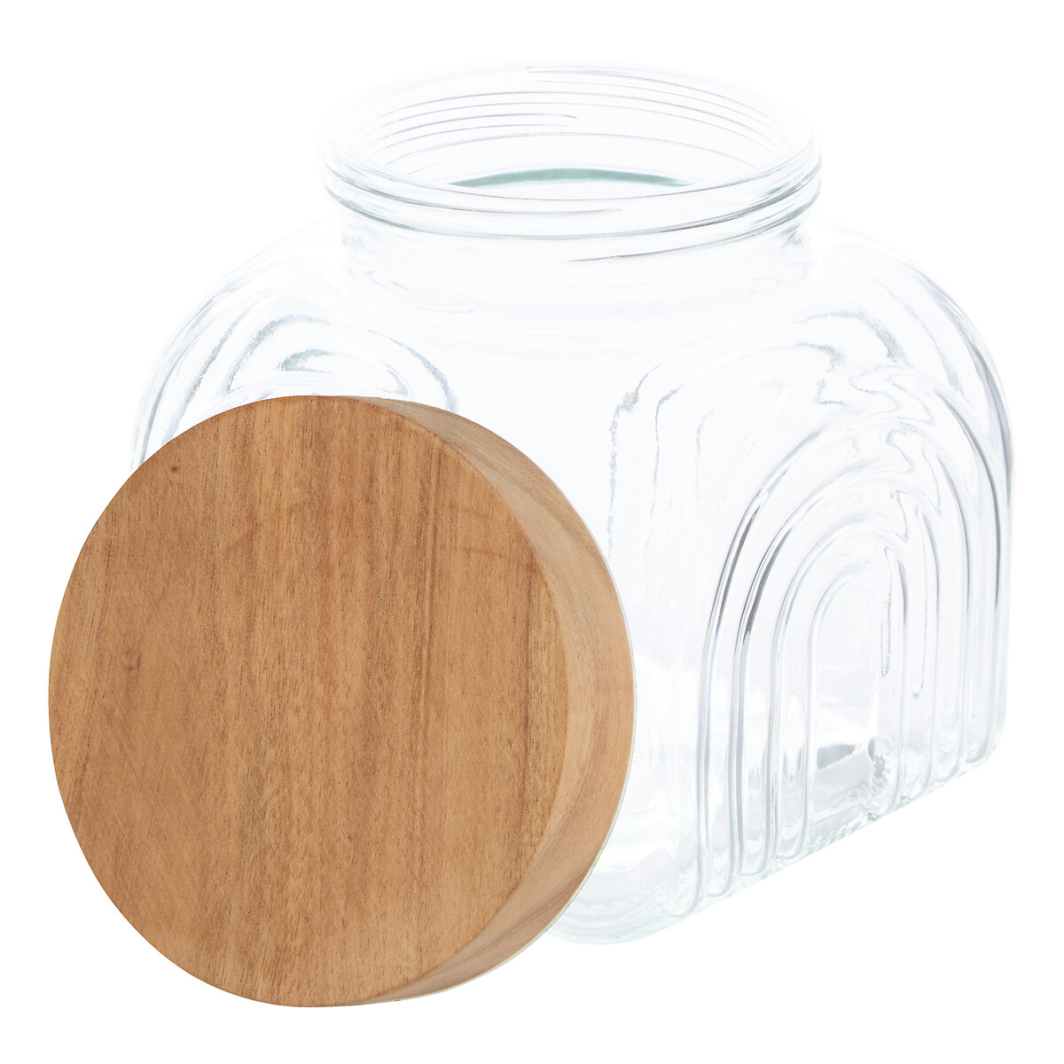 Tarro ARCHE con tapa de madera de acacia 2,4L