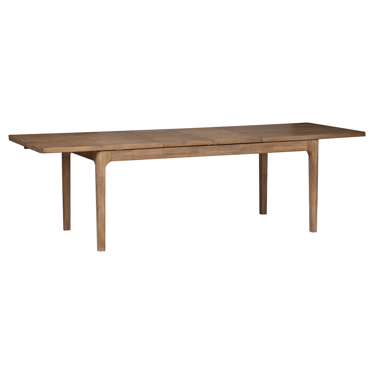 Mesa De Jantar Sabor Extens&iacute;vel Castanha Em Madeira Ac&aacute;cia