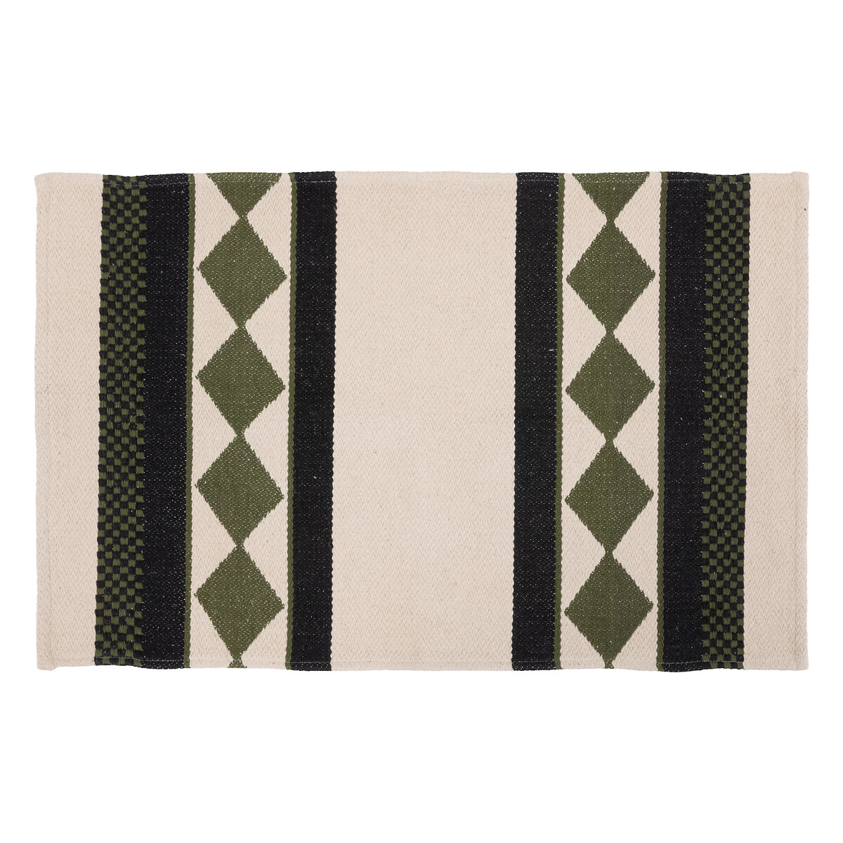 Alfombra Tropical Panama Beige Y Verde 60x90cm