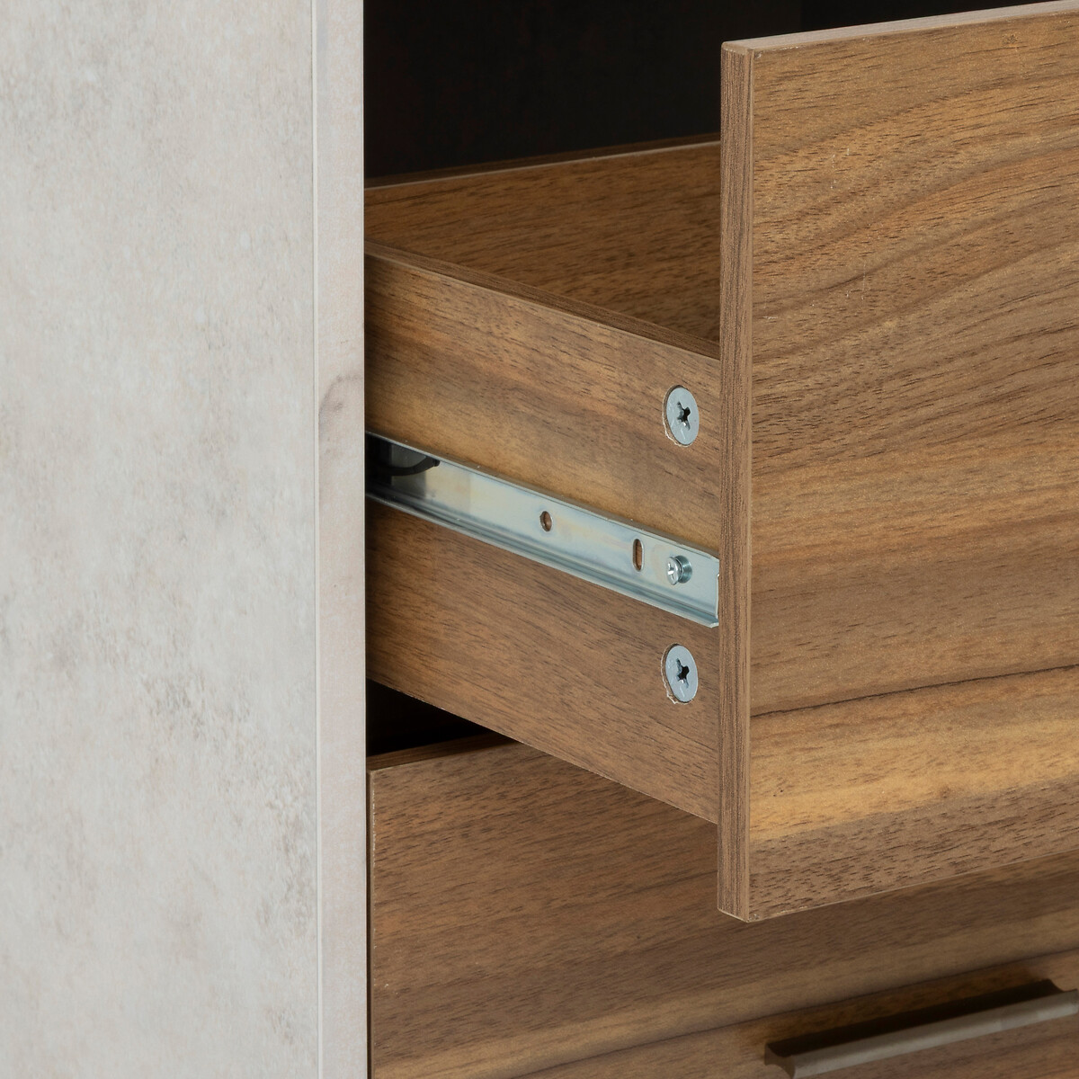 Mueble con 4 cajones COME marr&oacute;n