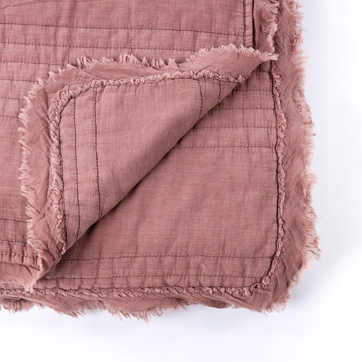 Colcha Stonewashed Con Flecos 220x240