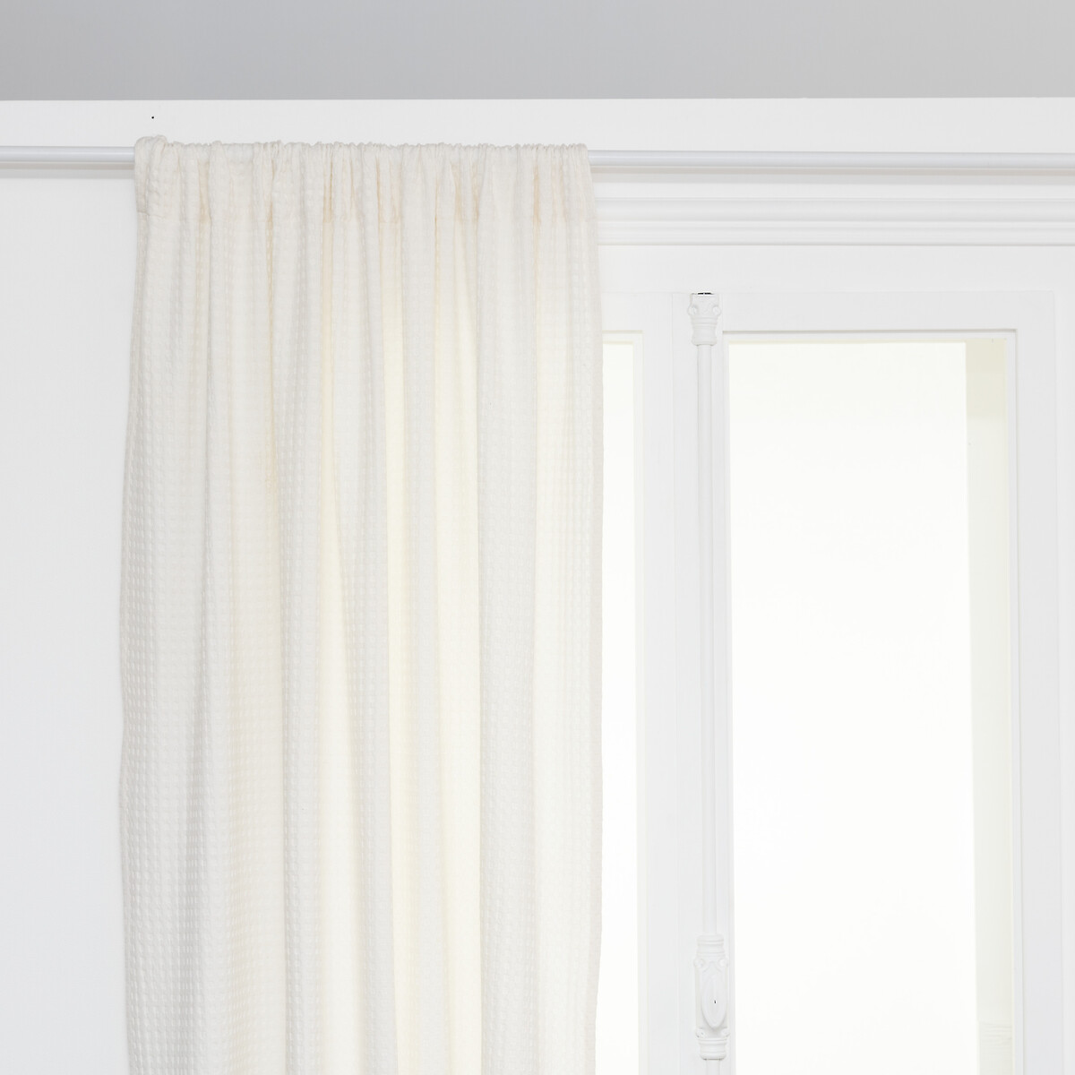 Cortina The Floral Waffle Blanca 130x160cm