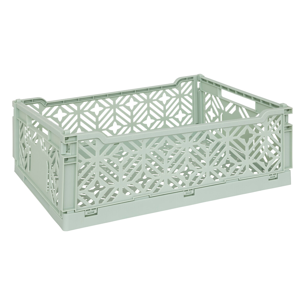 Caja plegable verde 40x30x15cm