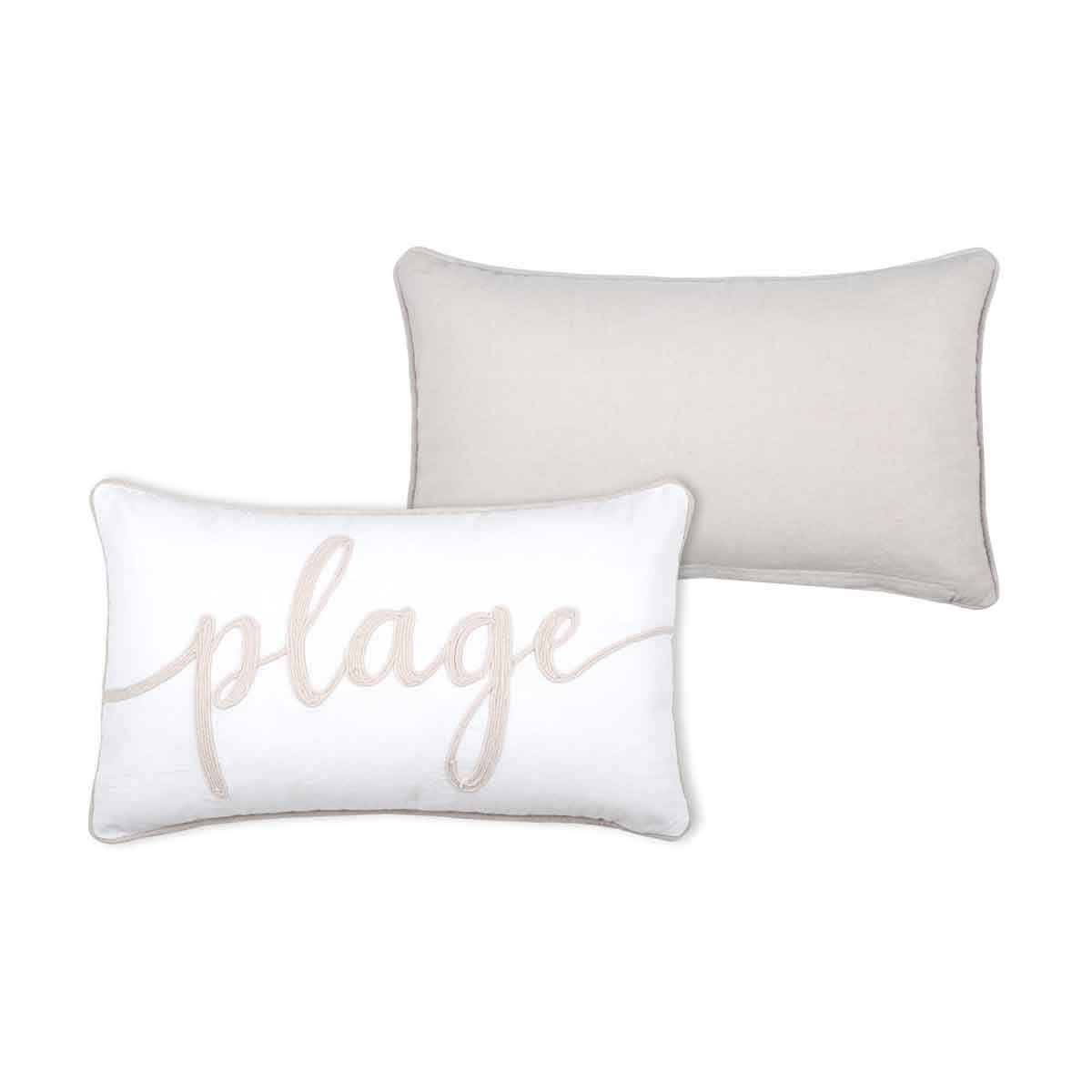 Cojín plage HARBOR blanco 30x50cm