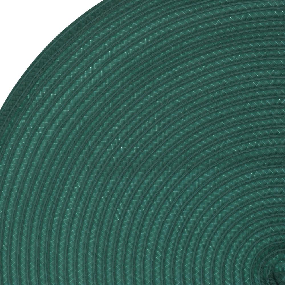 Mantel individual TEXALINE redondo verde esmeralda