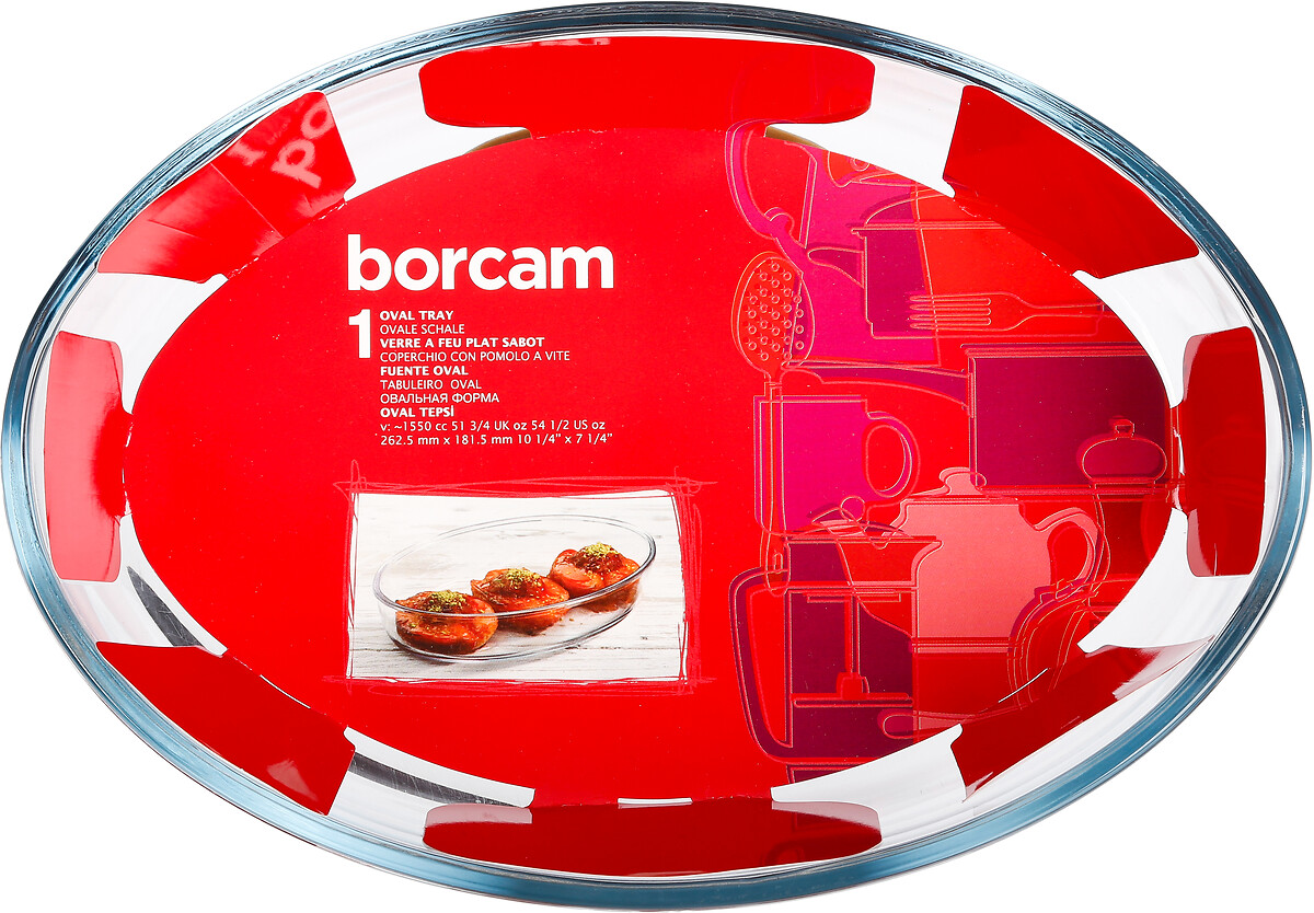 Fuente Borcam De Vidrio 1550Cc