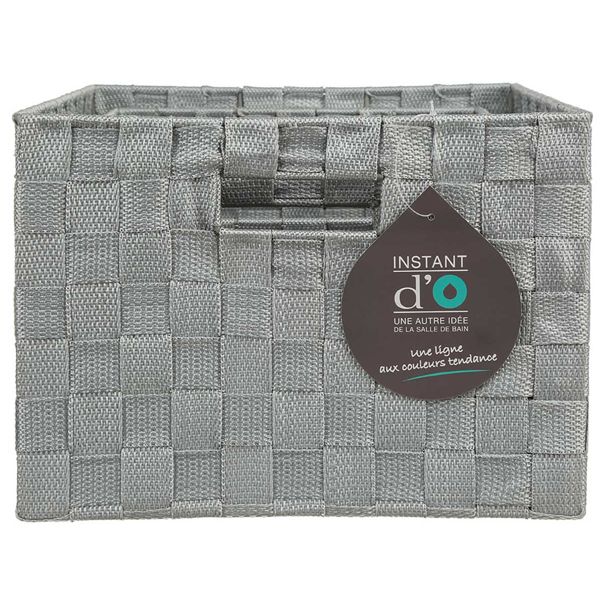 Cesta De Almacenaje Tama&ntilde;o.1-2/4 Gris