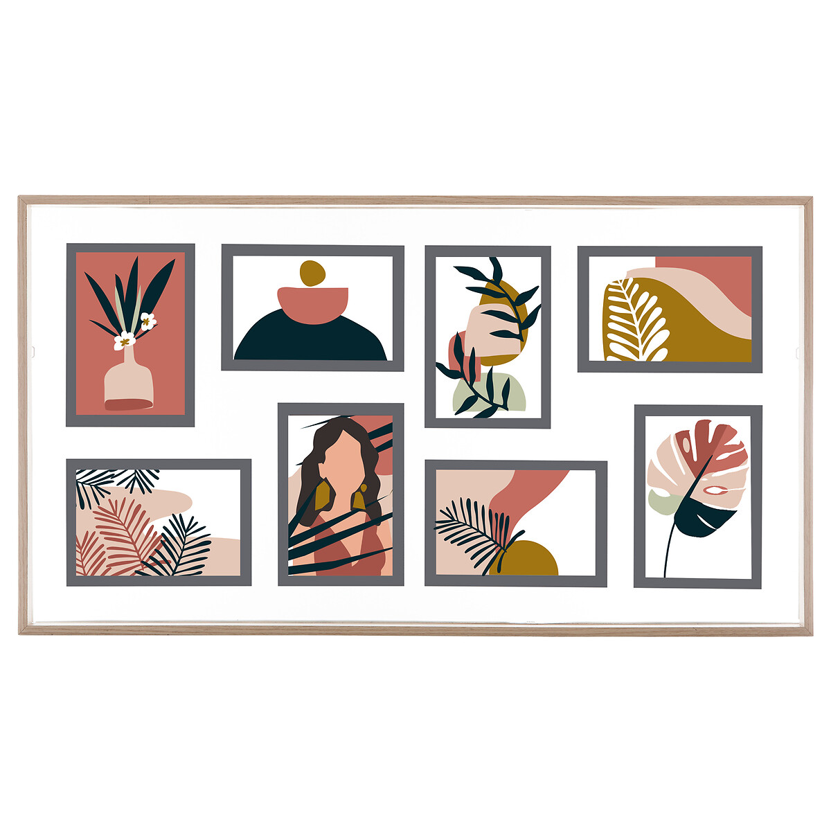 Marco De Fotos Multi 8 Fotos 38x3.5x69Cm