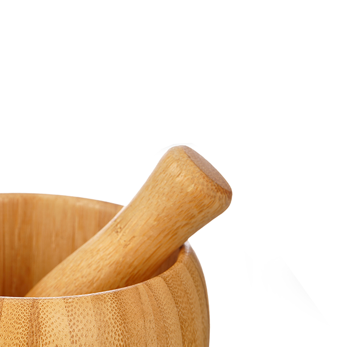 Mortero De Bamb&uacute; C/Mazo 11x12Cm